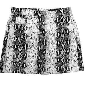 BlankNYC python snake print denim mini skirt 26 2